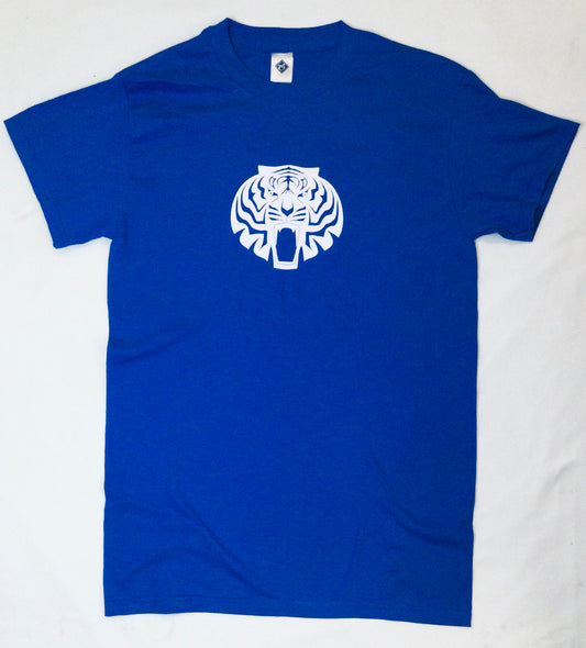 Royal blue white Roar T-shirt